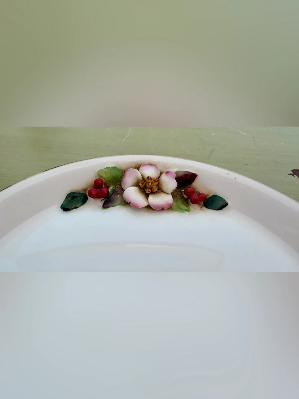 Coalport floral trinket
